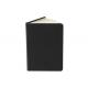 Black Linen Custom Hardcover Book Printing Offset Paper With Ribbon Bookmark Black Inner