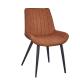 Wood Imitated Solid Back ODM Fabric Dining Room Chairs