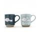 Handpainted Ceramic Coffee Cup Gift Box Set