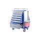 Multifunction Removable Medical Cart For Dispensing Medicine With Inner Divided