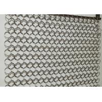 12m width Metal Mesh Ring Curtains 304 Stainless Steel Ring Mesh wearproof