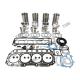For Yanmar Overhaul Kit With Gasket Set 4TNE106 Diesel engine