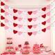 Valentine's Heart Garland Banner String For Anniversary Wedding Birthd Party