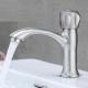 SUS304 Stainless Steel Single Basin Faucet Cold Only In Chrome