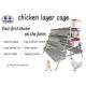 H Type 4 Tiers 128 Capacity Broiler Cage