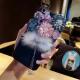 DIY Luxurious Flower Cluster Fox Fur Love Word Pendants Cloth Type Cell Phone Case Cover For iPhone 7 6s Plus