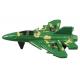 Inertia Four-Wheel Drive Aircraft Children′s Simulation Model Fighter Anti-Fall Toy Friction Aircraft Four-Wheel Car Toy