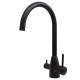 Pure Black Stainless Steel 304 Tap Sus316 Hot And Cold Filter Water Tap Mixer Handles Kitchen Faucet