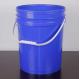 Durable 20L Paint Bucket HDPE Storage Plastic Bucket With Lid Handle