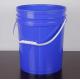 Durable 20L Paint Bucket HDPE Storage Plastic Bucket With Lid Handle