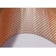Micron Protecting Bright Copper Woven Wire Mesh Decorative Cloth
