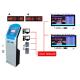 Bank IR Touch Screen Token Number Machine Wireless Queue Management System Multiple Language