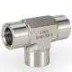 Equal/Reducing Tee Fittings Nickel Alloy Hastelloy 90/10 70/30 Tee Copper Nickel Fittings