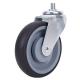 5 Inch Stem Caster Wheels , Nonmarking Rubber Thermoplastic Casters