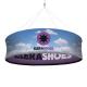 Foldable Indoor Hanging Banners Ceiling Advertising Circle Hanging Sign PSD