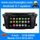 Ouchuangbo car gps dvd video android 5.1 for Mazda CX-9 2012-2013 with 1024*600 bluetooth SWC
