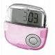 Pink Calorie Counter Pedometer Accurate Distance Counter with Belt Clip
