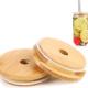 Bamboo Wooden Lids Air Tight Lids For Storage Jar Perfume Candle Bottle Home Kitchen