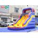 Simple PVC Inflatable Slide Single Dinosaur Dry Slide Inflatable Bounce House With Slide
