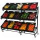 Layered Grocery Rack for Displaying Fruits and Vegetables in High Grade Cold-rolled Sheet