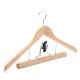 Multi function Luxury wood suit hangers with pant hanger natural wood clothes