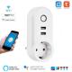 Tuya 10A WIFI Smart Plug Socket 30M Wifi Controlled Power Outlet