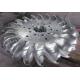 500m High Head Pelton Turbine Runner With two Nozzles and forged CNC machining