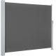 Iron Side Awning 1.6*3m Dark Grey Polyester, Privacy Screen For Garden