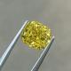 Cushion Cut HPHT Lab Grown Yellow Diamond All shapes are available