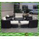 Modern Outdoor Wicker Sofa With Alum Frame ,8pcs  Rattan Sofa Set