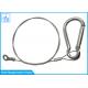 7*19 Galvanized 304 Stainless Steel Wire Rope Cable For Safety Lanyard