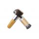 Bamboo Handle Two Color Synthetic Buffer Makeup Brush Sliver Ferrule Aluminum