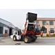 Heavy Duty 4.5 Cbm Mobile Concrete Mixer Truck With Self Loading And Feeding