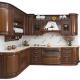 Modular Plywood Alder Kitchen Cabinets Pantry Set Customized