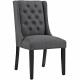 Kitchen Fabric Covered Dining Chairs , Fabric Parsons Chair Tufted Upholstered