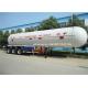 54m3 LPG Propane Delivery Truck 1.0mm Corrosion Allowance 27MT Road Tank Trailer