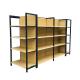 Supermarket Wooden Grocery Shelf Rack Snack Shelf 80KG 900mm 1.95M