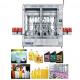 PLC Controlled Servo Motor Edible Oil Filling Line / Machine