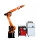 KUKA polishing robot arm KR 16 R 1610 robot 6 axis  with KRC4 controller and teach pendent for 	 polishing and grinding