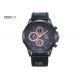 Chronograph Men's Quartz Watch  BARIHO  Wristwatch Leather Strap Analog M551