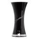 New Fashioned Luxury engraved handcrafted gift black glass vase