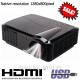 Native 1280x800pixels HDMI LED Projector Quality Image Compatible For PS Xbox DVD Computer