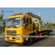 Dongfeng Tianjin 4x2 8T Flatbed Tow Truck With XCMG Crane