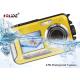 Waterproof Dual Screen Underwater Digital Compact Camera  Rechargeable Li - Ion Battery
