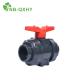 1/2 4 Inch UPVC PVC Plastic Chemical Industrial Union Ball Valve for Water Supply