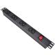 7 Way IEC Type PDU Extension Socket With On/Off Switch
