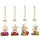 Fashionable Design Iron Ornament Christmas Candle Holder