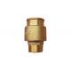 Brass No-return Male x Female Thread In-line Straight Check Valve Rough Brass