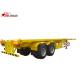 2 Axles 20feet 40feet Skeletal Semi Trailer Driving Safety And Functionality