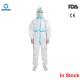 Anti Virus Disposable Protective Suit Breathable Customized Weight Size